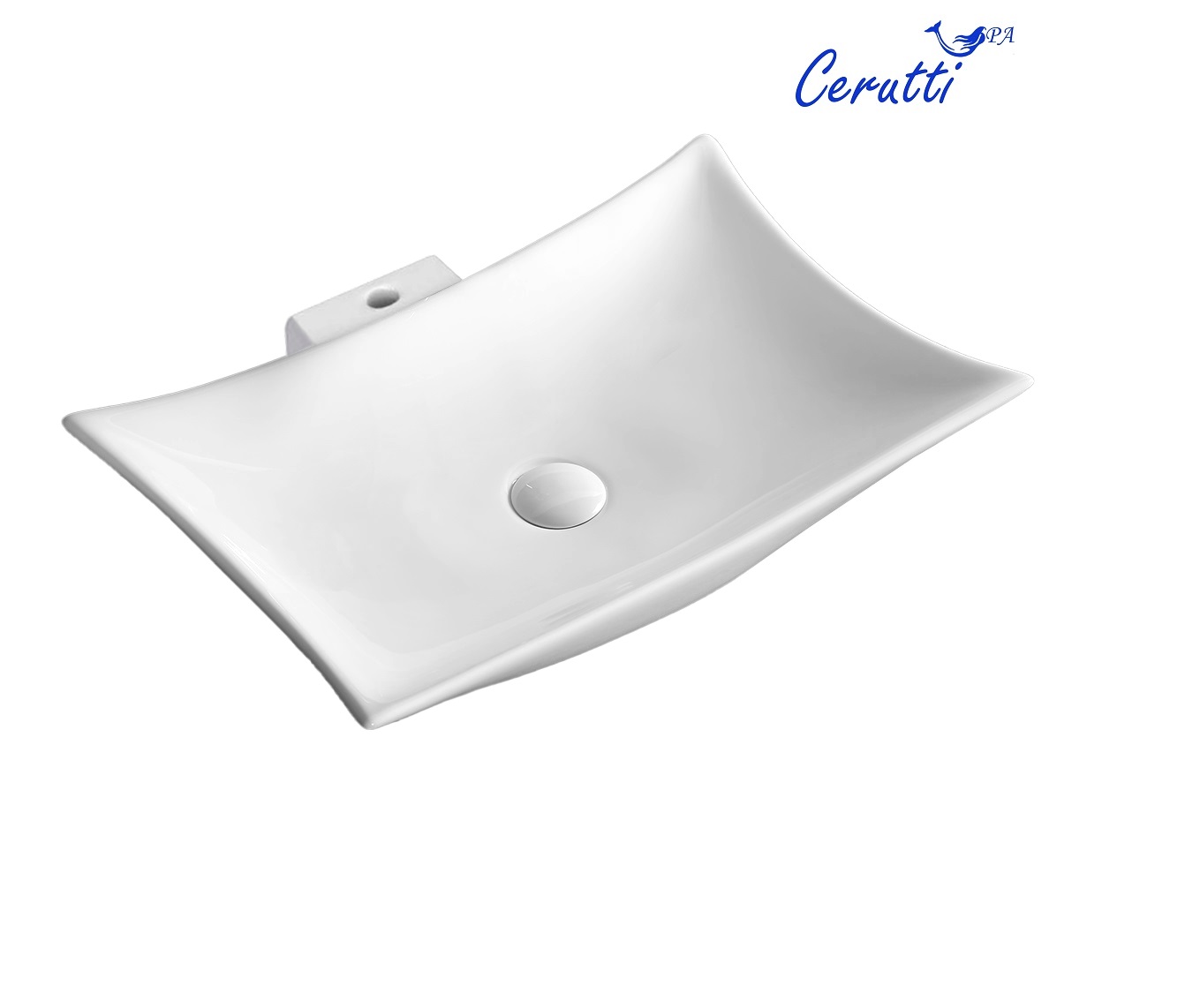

Раковина Ceruttispa CR7078 57х42 накладная, белый, CR7078