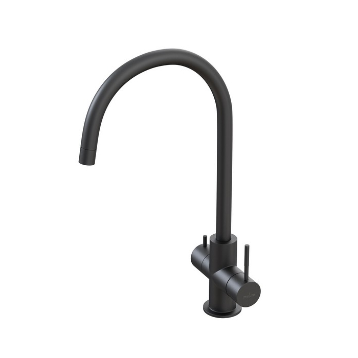 

Смеситель Mixline MLSS-03202 543623 для кухни, подключение к фильтру, черный, MLSS-03202 543623