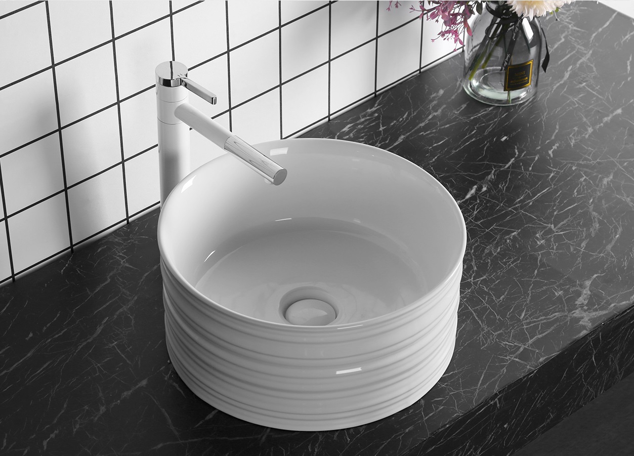 

Раковина Ceruttispa CR0051A накладная, белая, круглая, Белый, CR0051A