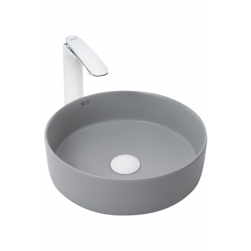 

Раковина WeltWasser SK ELBACH 3134 MFG накладная 35,5 см, Серый, ELBACH 3134 MFG