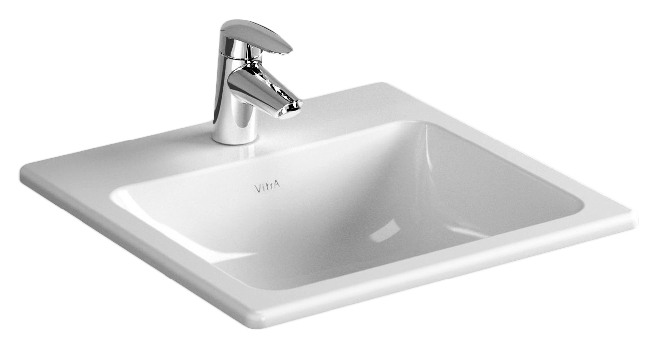 

Раковина VitrA S20 5465B003-0001 встраиваемая сверху 55 см, Белый, S20 5465B003-0001