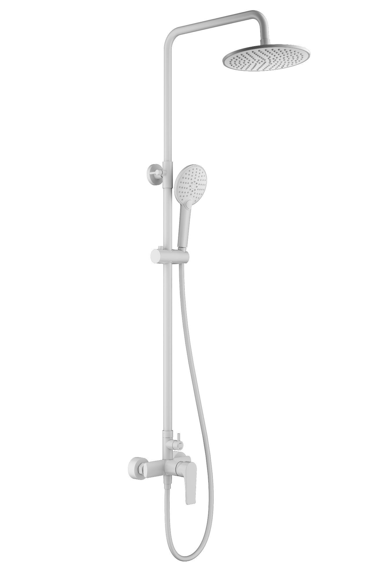

Душевой комплект Wonzon & Woghand WW-A30103-MW белый, WW-A30103-MW