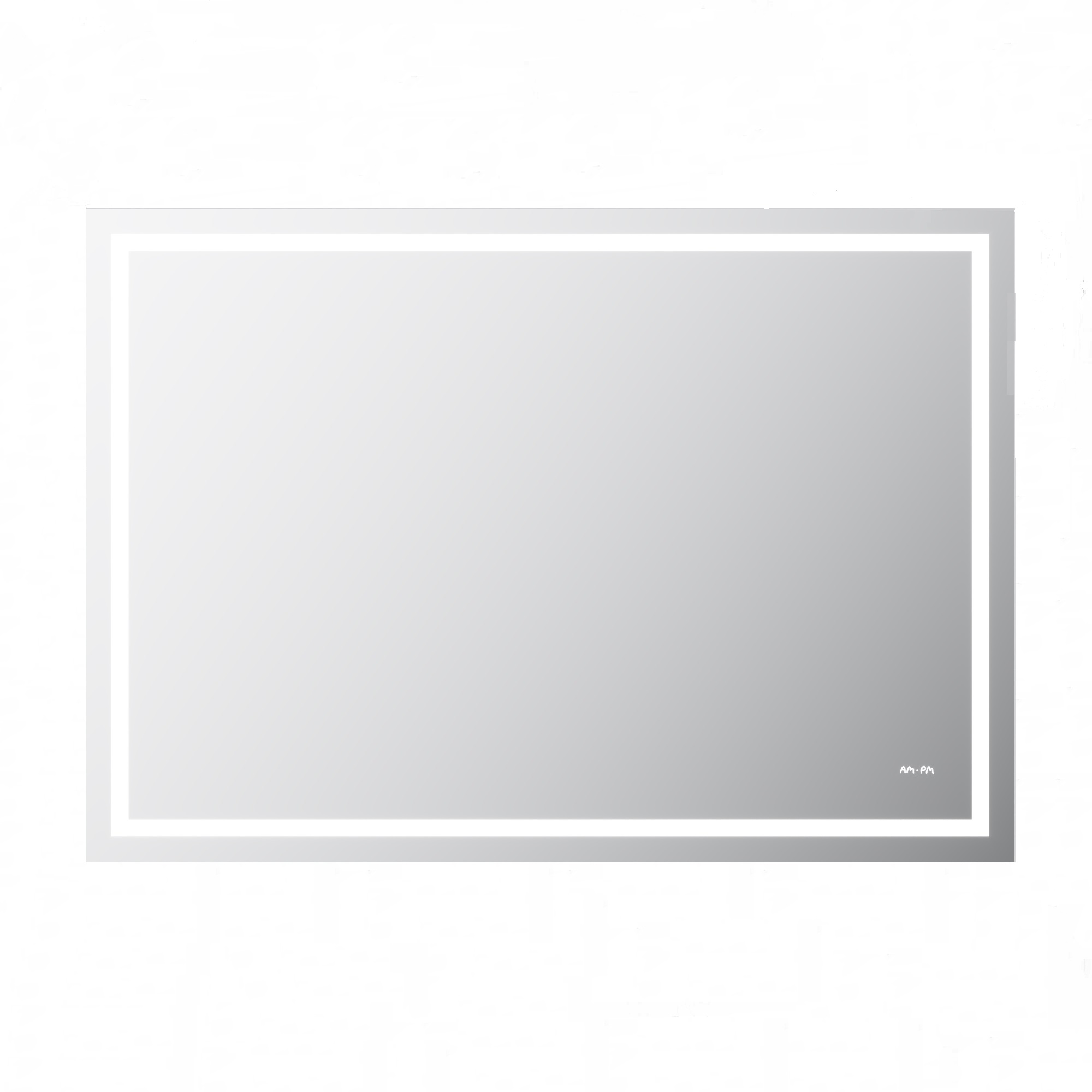 

Зеркало Am.Pm Gem 100х70 с контурной LED-подсветкой, Серебристый, M91AMOX1001WG