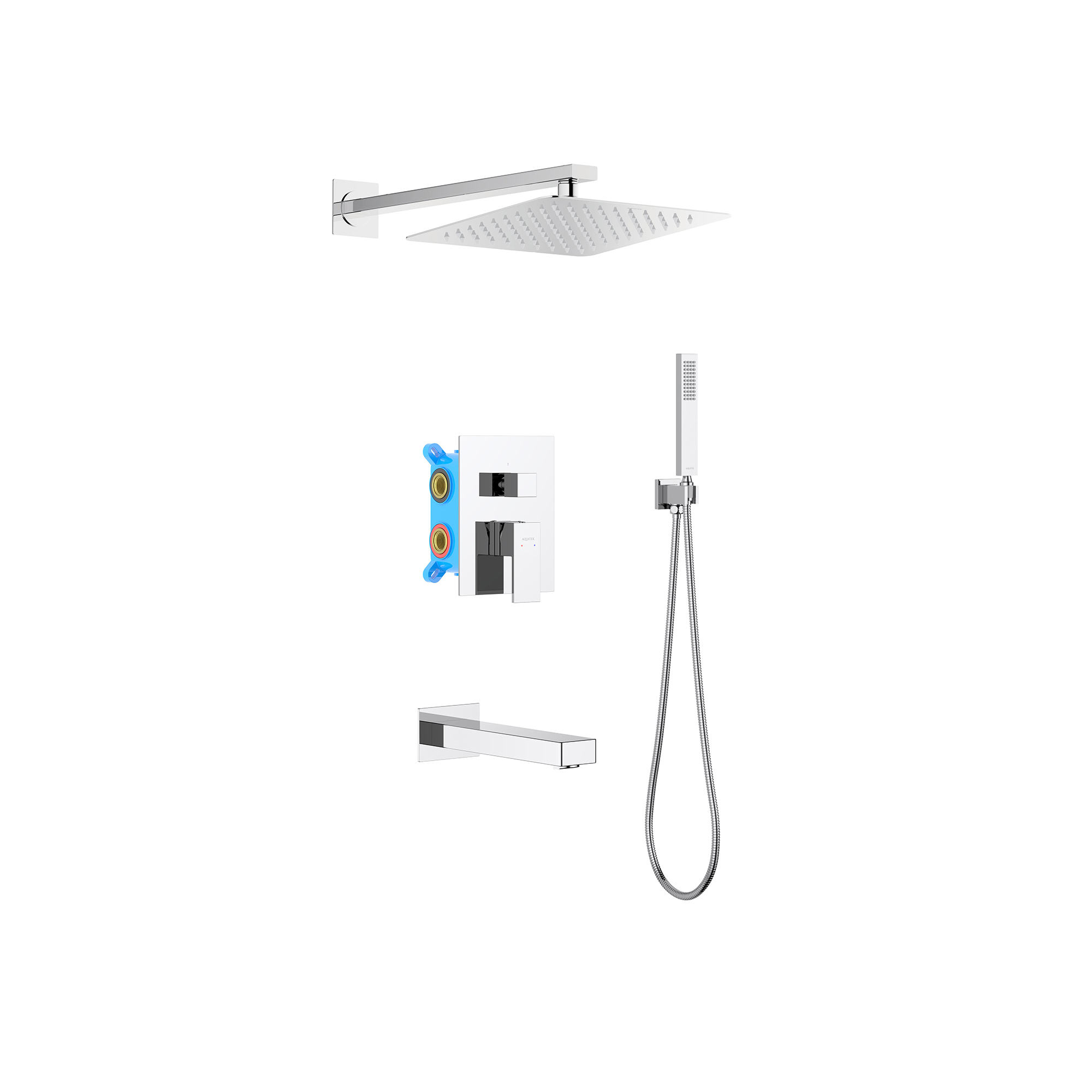 

Душевой комплект Aquatek Либра AQ1673CR хром, AQ1673CR