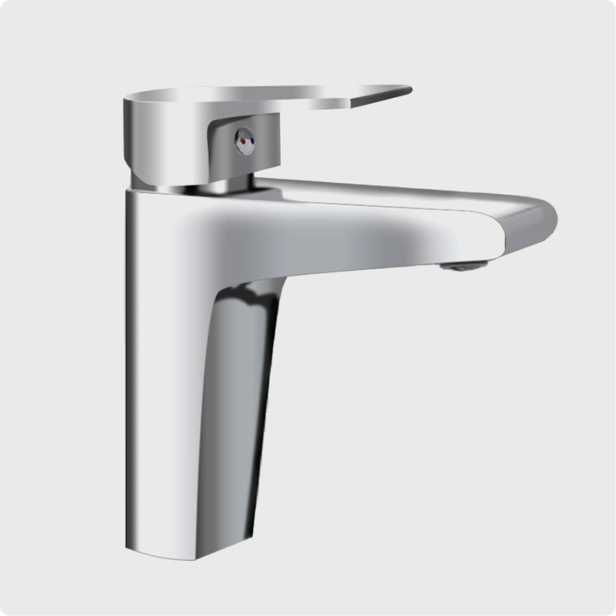 

Смеситель для раковины AQUAme Prato AQMP6121 хром, AQMP6121