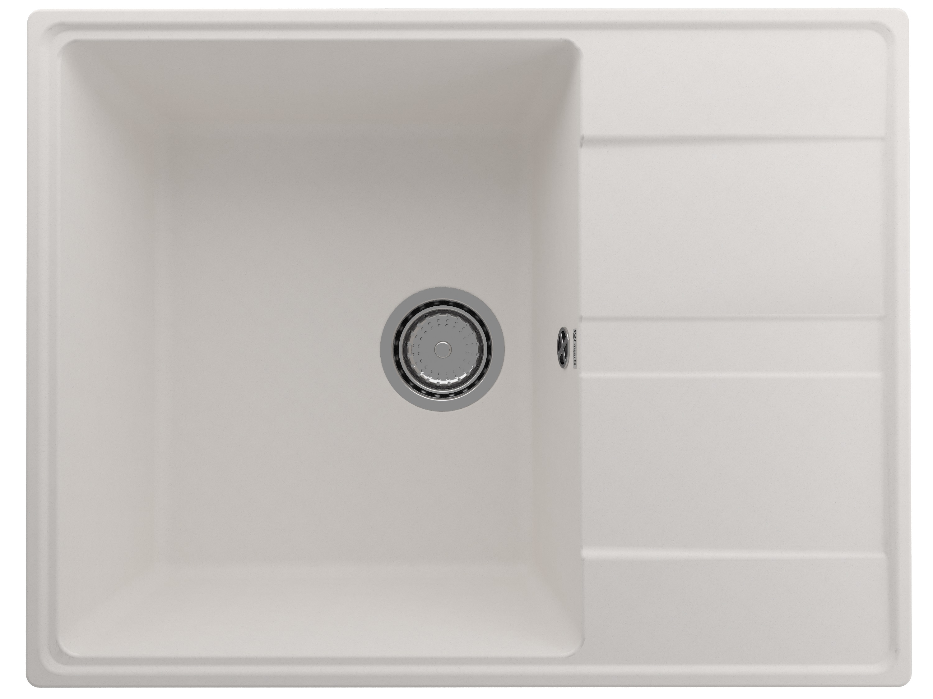 

Мойка кухонная Ulgran Quartz Prima 650-01 65х50 см, жасмин, Белый, Prima 650-01