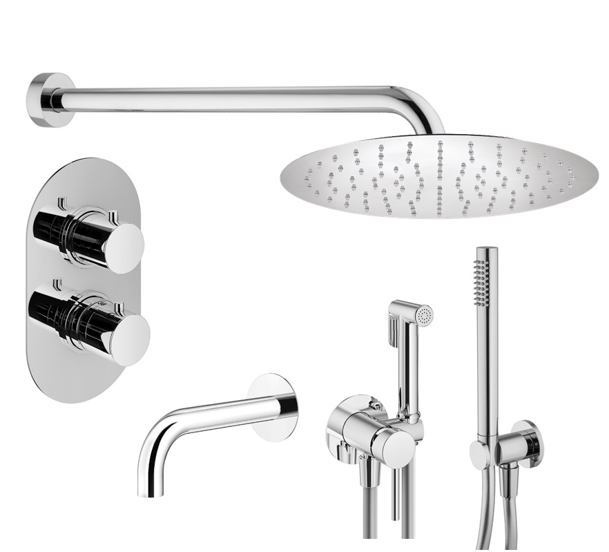 

Душевой комплект Plumberia Selection Ixo KITZXOT19CR260 хром, KITZXOT19CR260