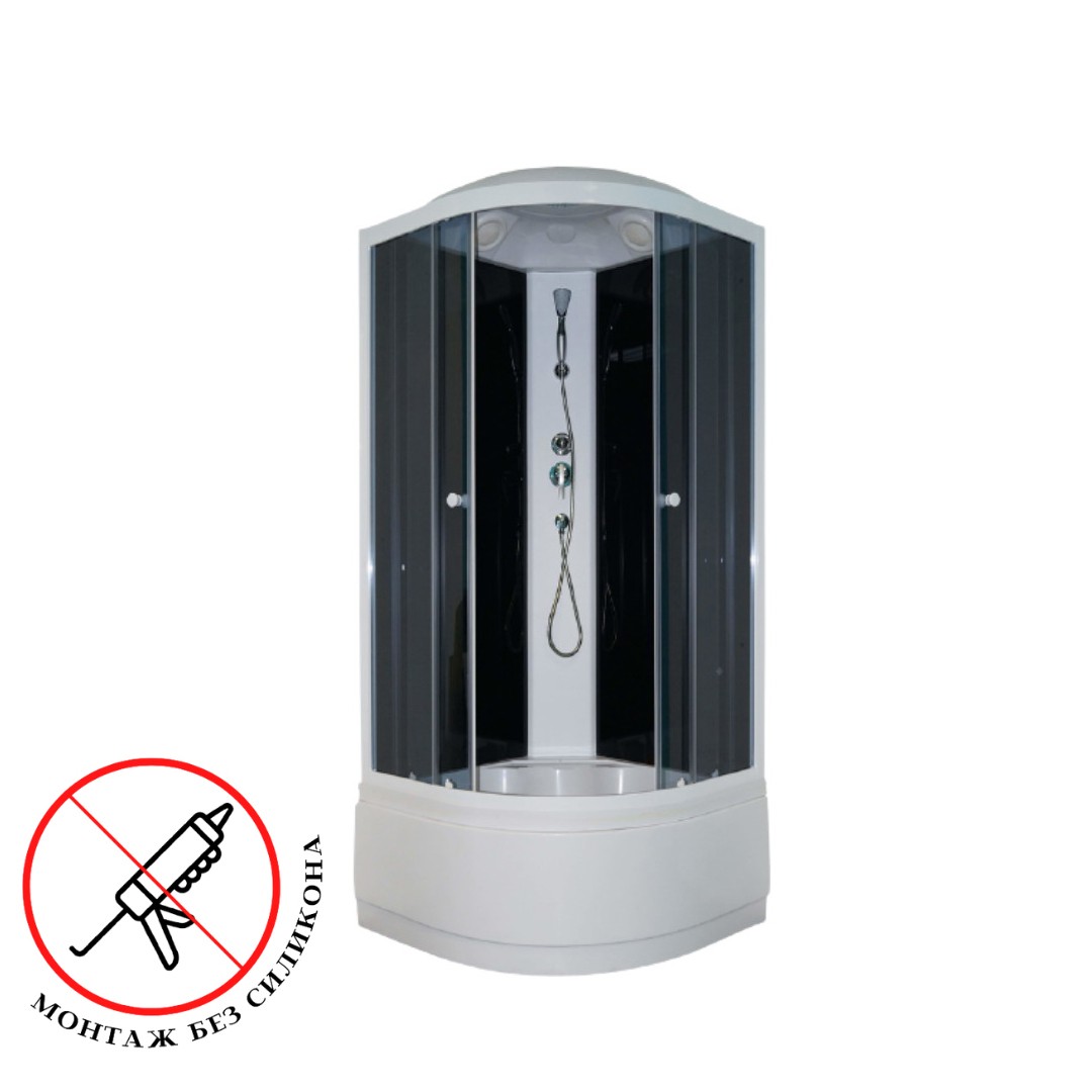 

Душевая кабина Parly Classic Эконом EC821, Черный, EC821