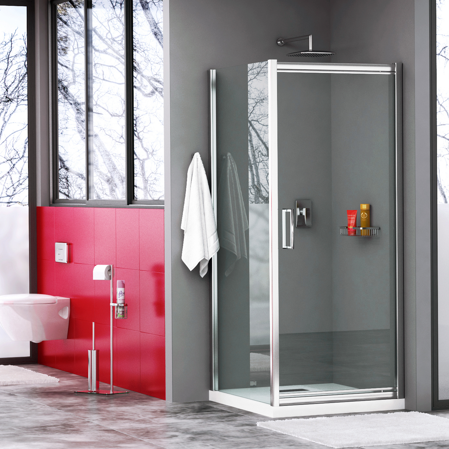 

Душевой уголок WasserKRAFT Salm 27I 27I19 100х200 см, 27I19