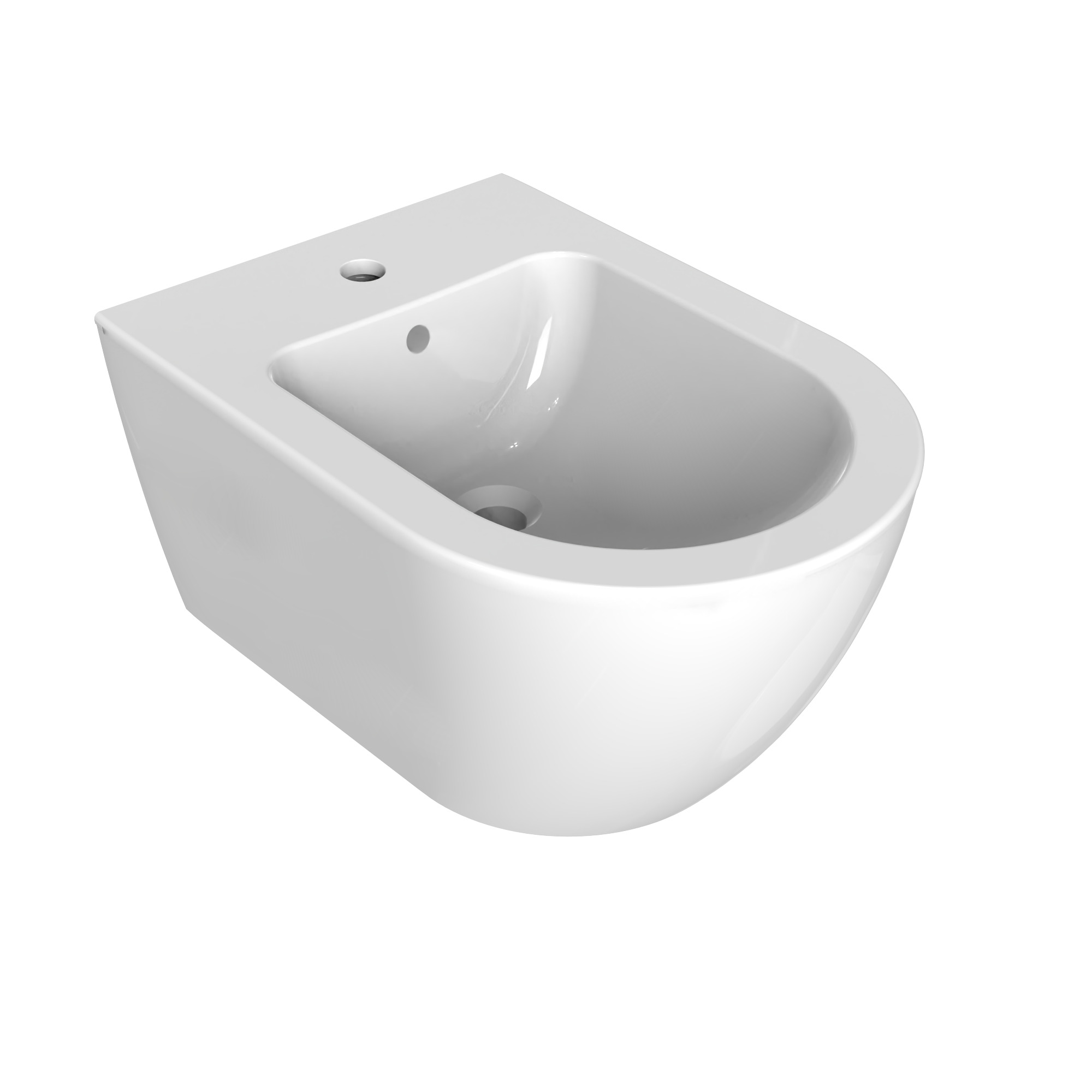 

Биде подвесное SMARTFLOW Urban SMFB812-WH с 1 отверстием под смеситель, белый, SMFB812-WH
