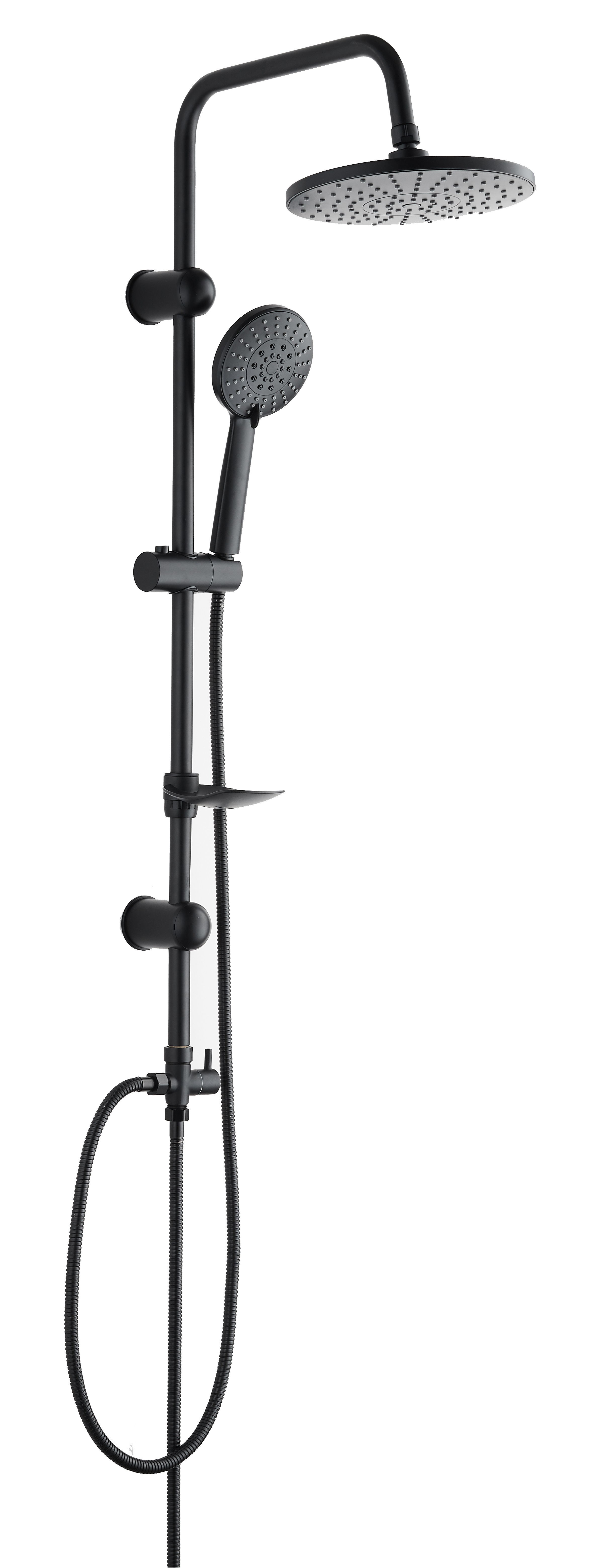 

Душевая стойка Voda VST612Black черная матовая, Черный, VST612Black
