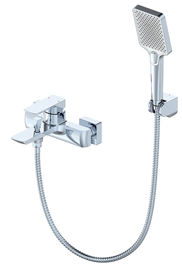 

Смеситель для ванны с душем Panta PT639003CBW хром/белый, PT639003CBW