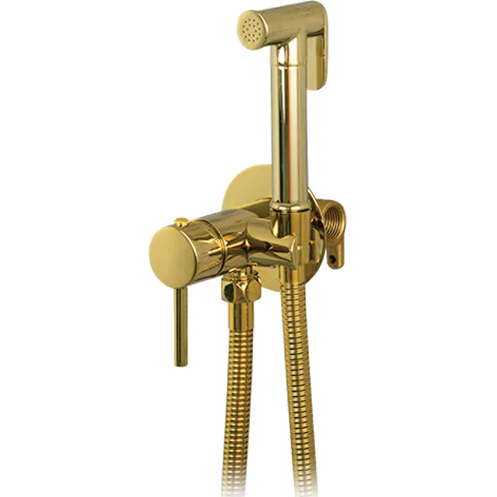 

Гигиенический душ Frap F7505-3 со смесителем, золото, F7505-3