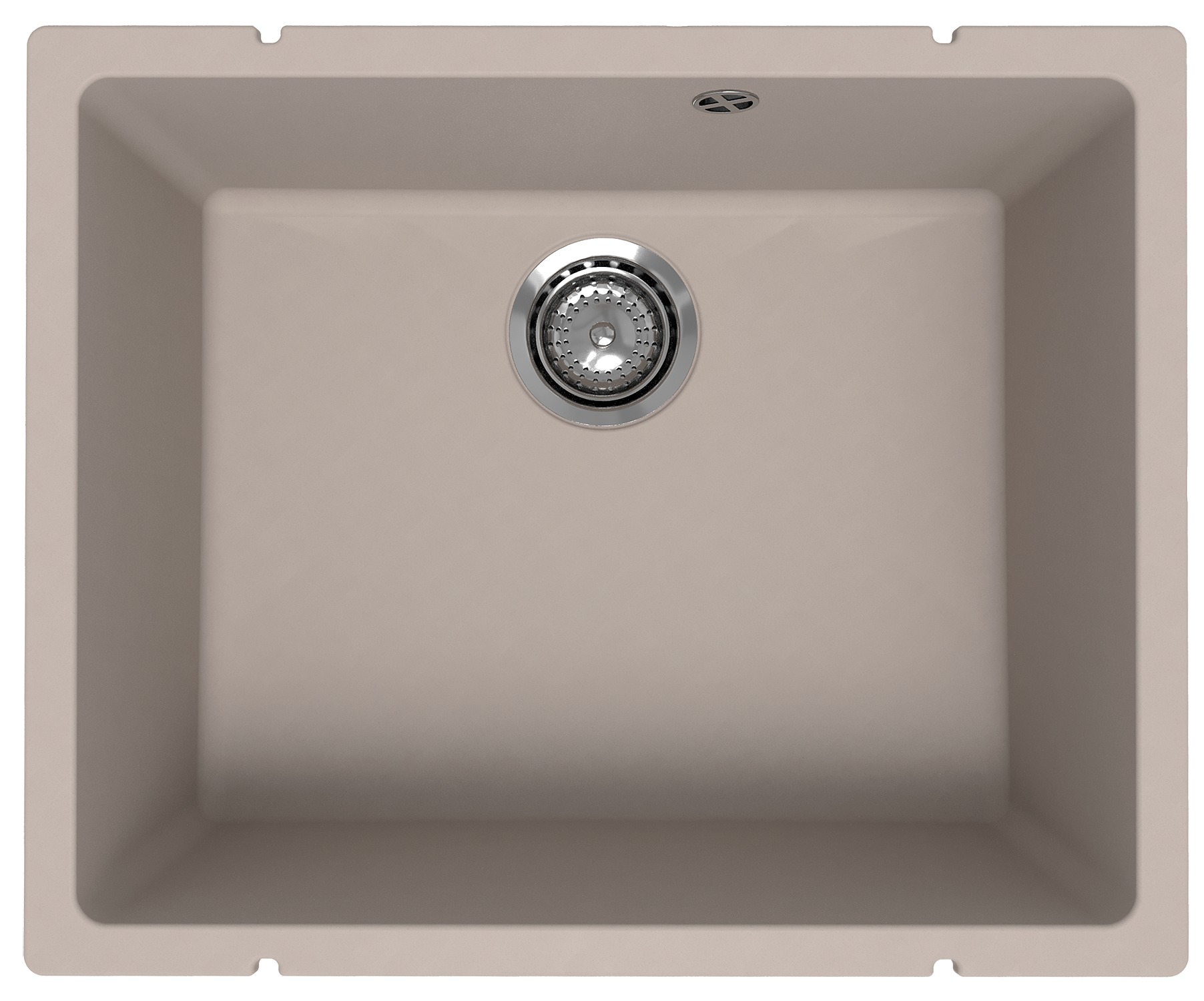 

Мойка кухонная Ulgran Quartz Underground 500-02 55х45 см, лен, Бежевый, Under 500-02