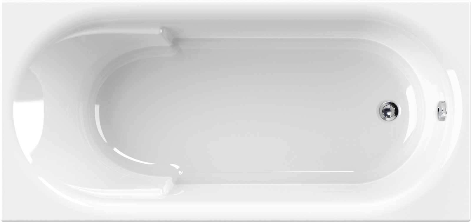 

Акриловая ванна Cezares Arno 170x80 см, Белый, ARNO-170-80-45-W37