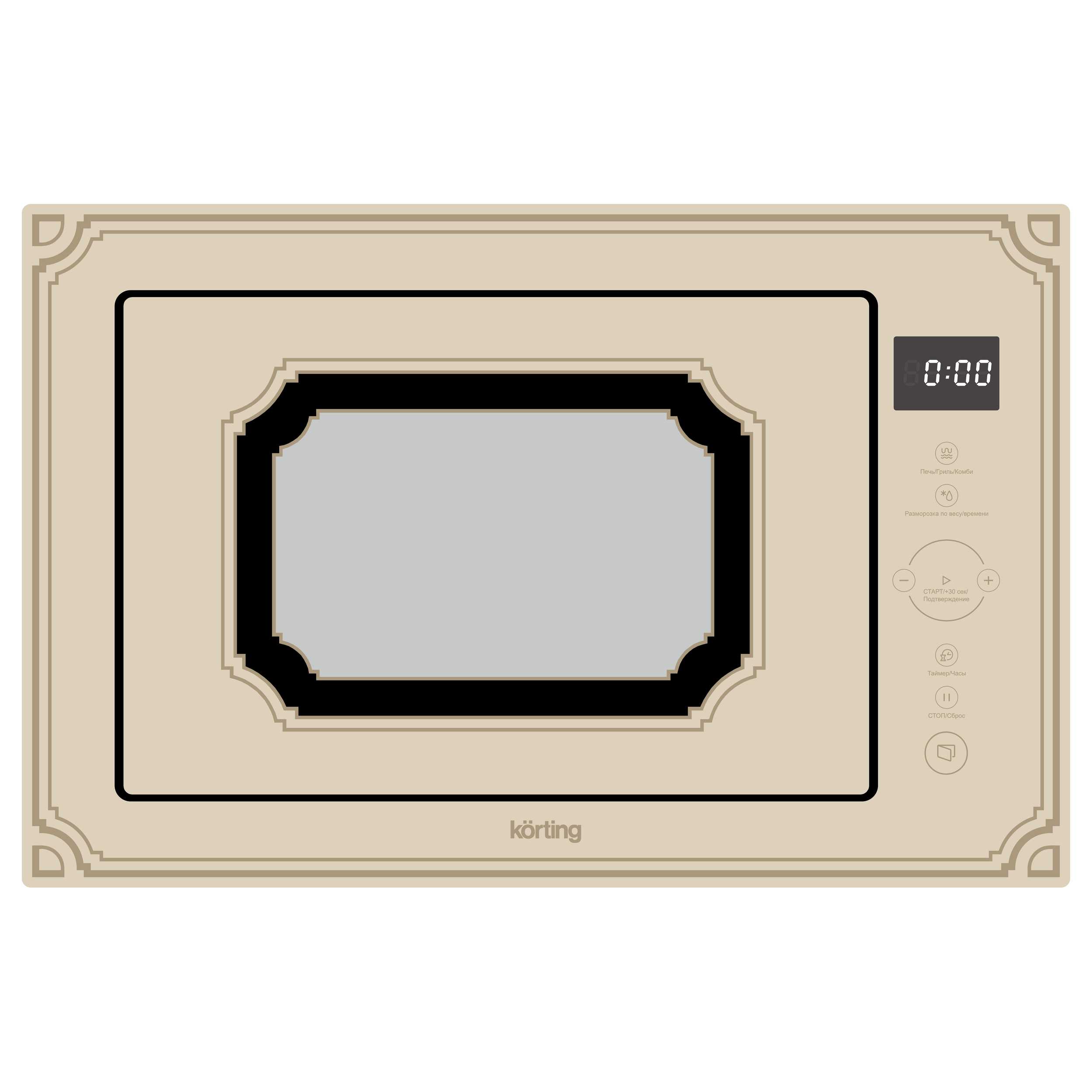 

Микроволновая печь Korting KMI 825 RGB встраиваемая, KMI 825 RGB