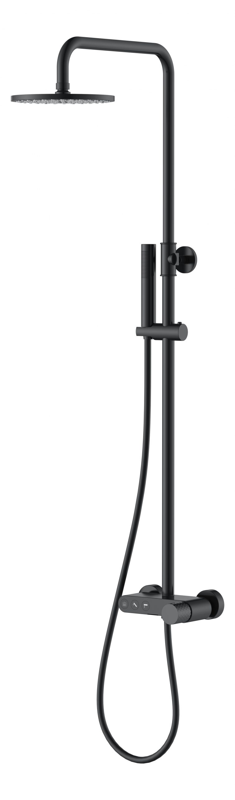 

Душевая стойка Boheme Stick 128-BB черная diamond, Черный, Stick 128-BB