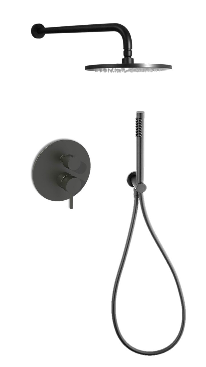 

Душевой комплект Paffoni Light KITLIG018NOKING черный матовый, KITLIG018NOKING