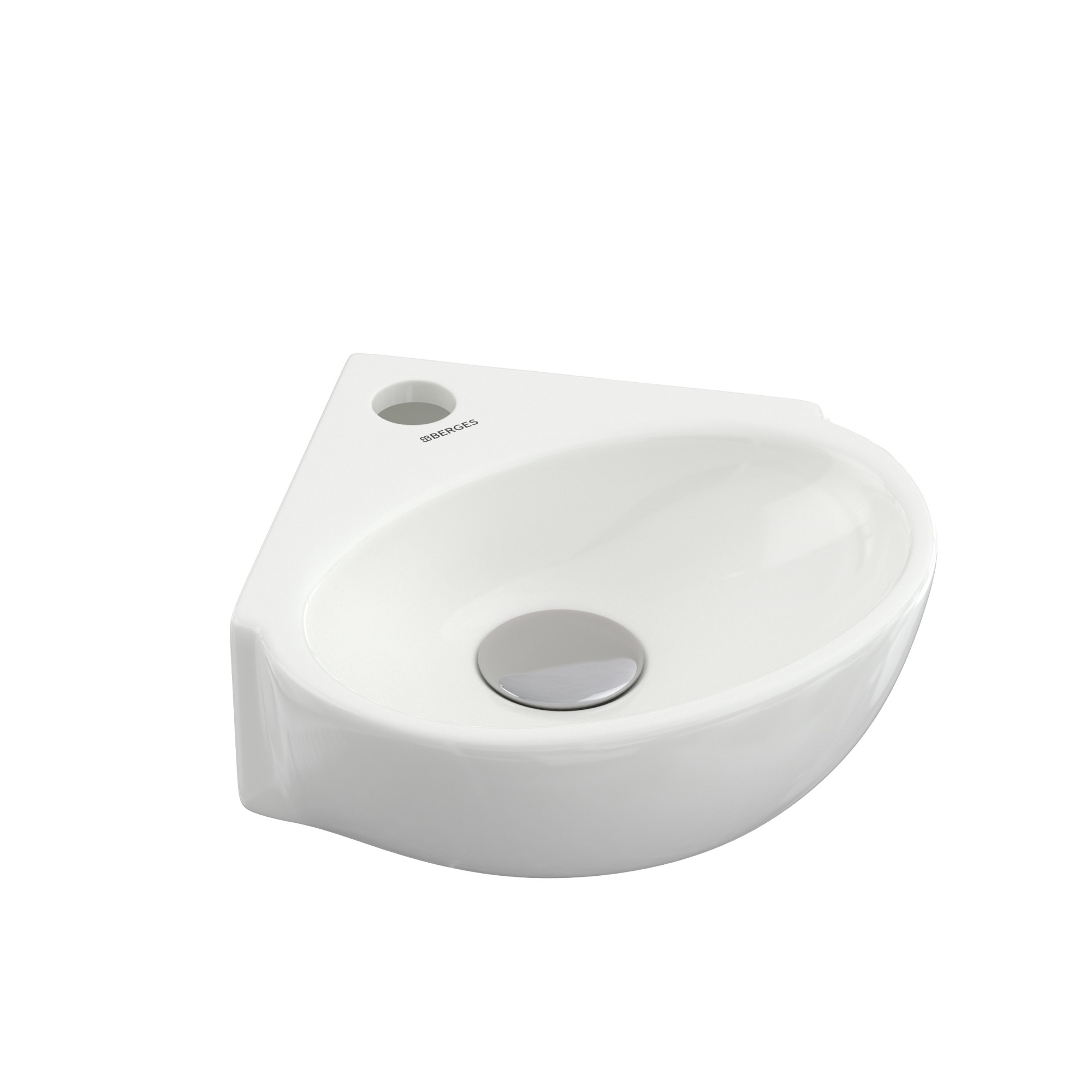 

Раковина Berges Small 30х32 угловая, Белый, 30х32