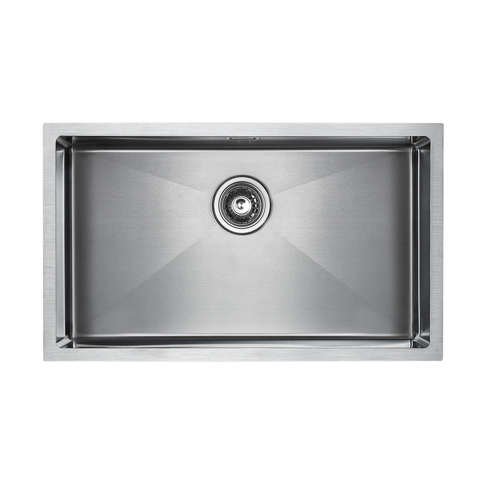 

Мойка кухонная Paulmark Koher PM807444-BS брашированная нержавеющая сталь, PM807444-BS