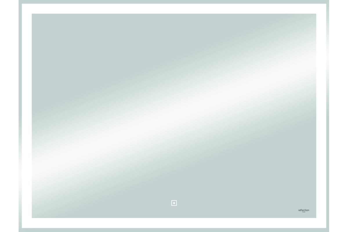 

Зеркало Reflexion Double 80х60 с подсветкой, сенсором, часами, Double RF4614DB