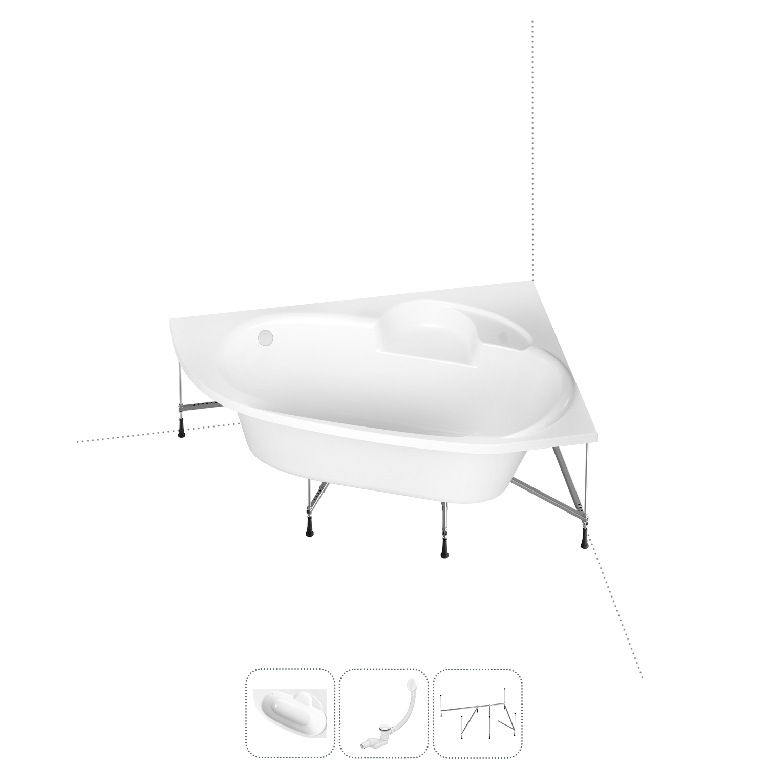 

Комплект с ванной Lavinia Boho Bell Pro 202010986, 202010986