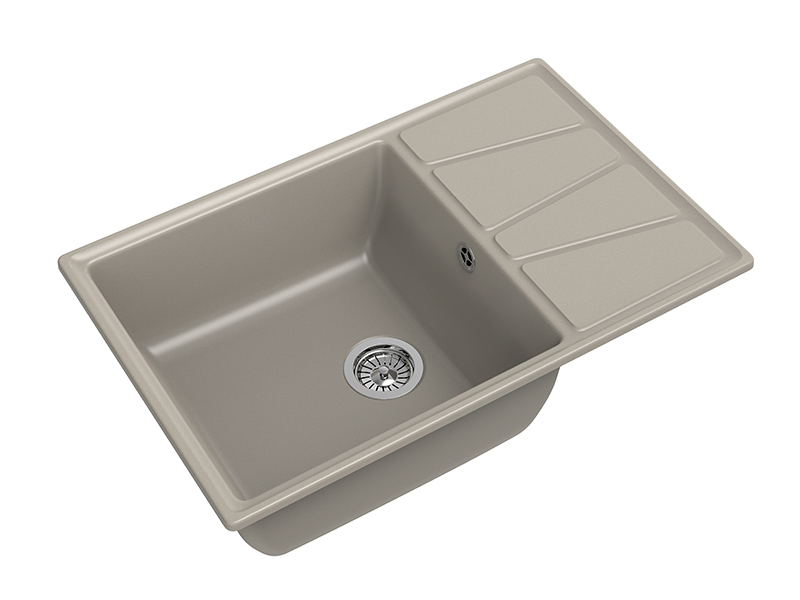 

Мойка кухонная GranFest VERTEX GF-V-780L топаз, GF-V-780L