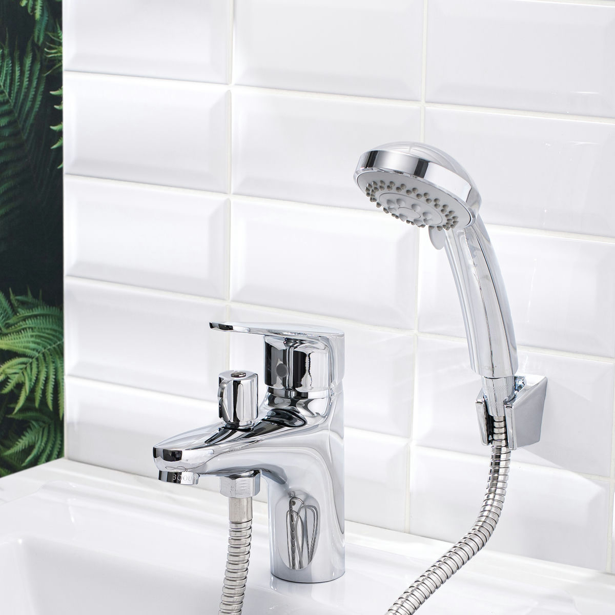 

Смеситель для раковины BOOU B8282-1V хром, B8282-1V