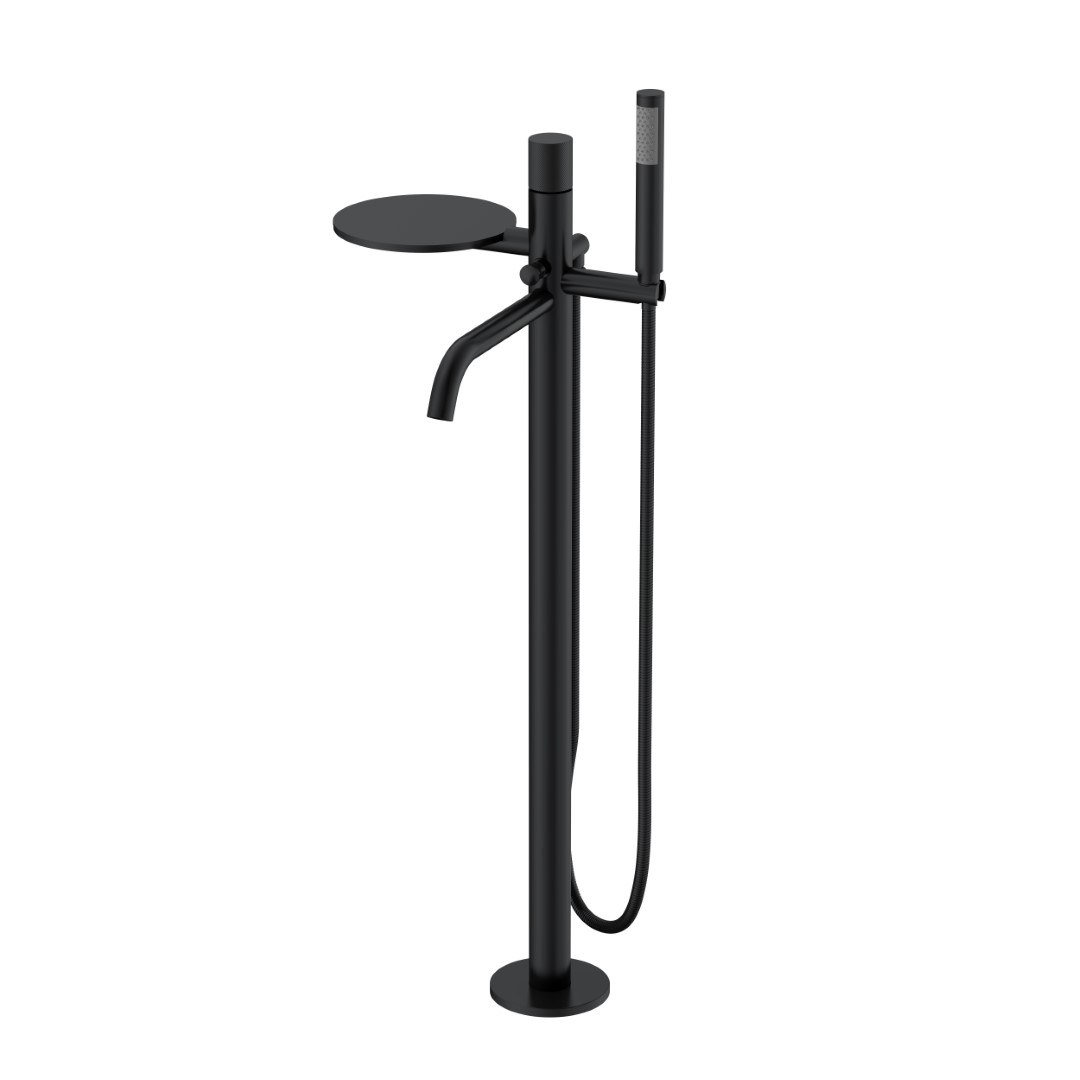 

Смеситель для ванны с душем Boheme Stick 129-BB.4 черный spirale, 129-BB.4