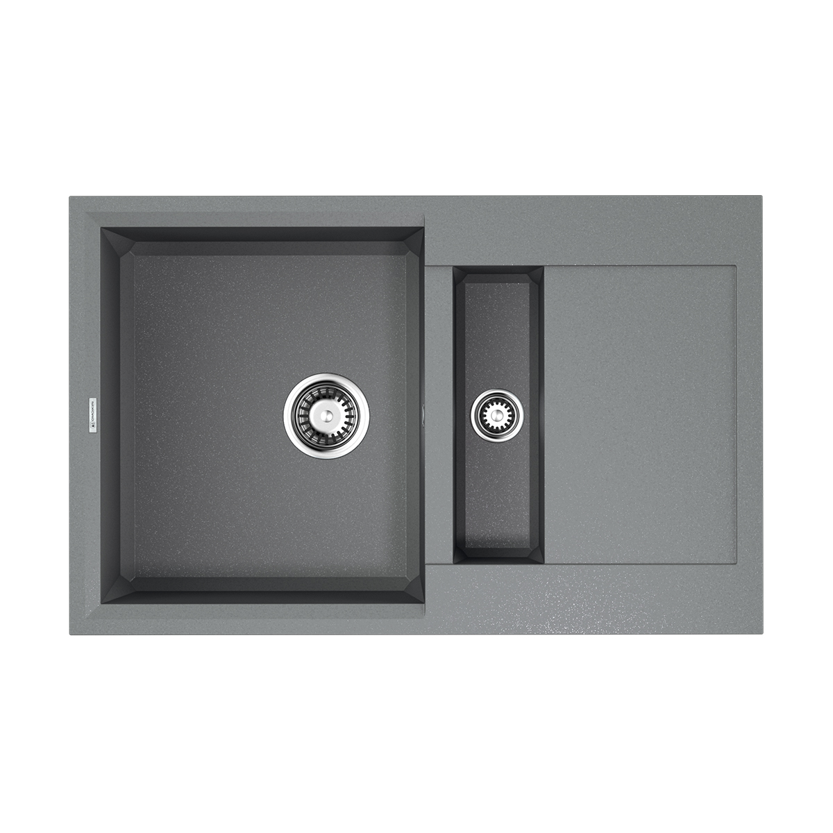 

Мойка кухонная Omoikiri Sakaime 78-2-GR leningrad grey, Серый, Sakaime 78-2-GR