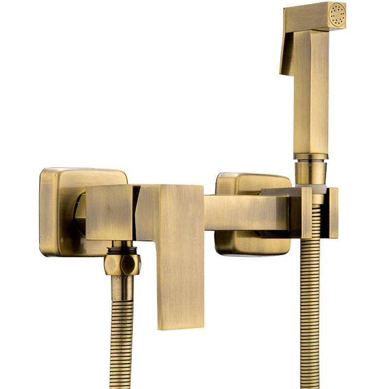 

Гигиенический душ Haiba HB5513-4 со смесителем, Бронза, HB5513-4