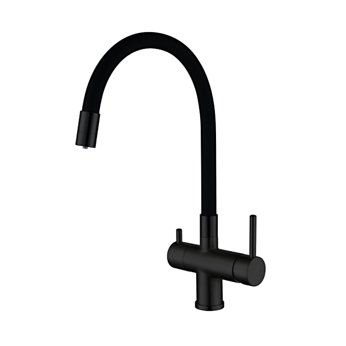 

Смеситель для кухонной мойки Gappo G4398-36 черный, G4398-36