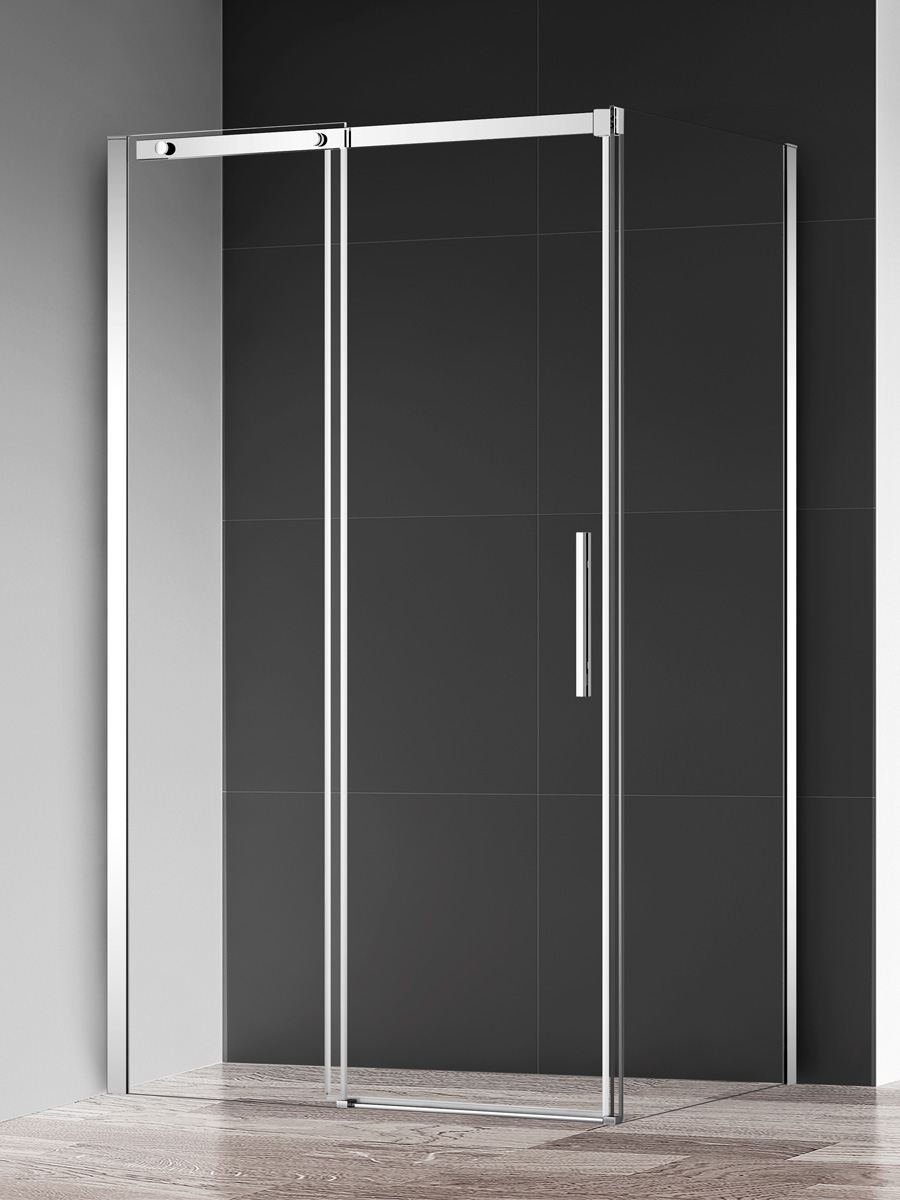 

Душевая дверь в нишу AQUAme AQM4803-12 120x195, профиль хром, AQM4803-12