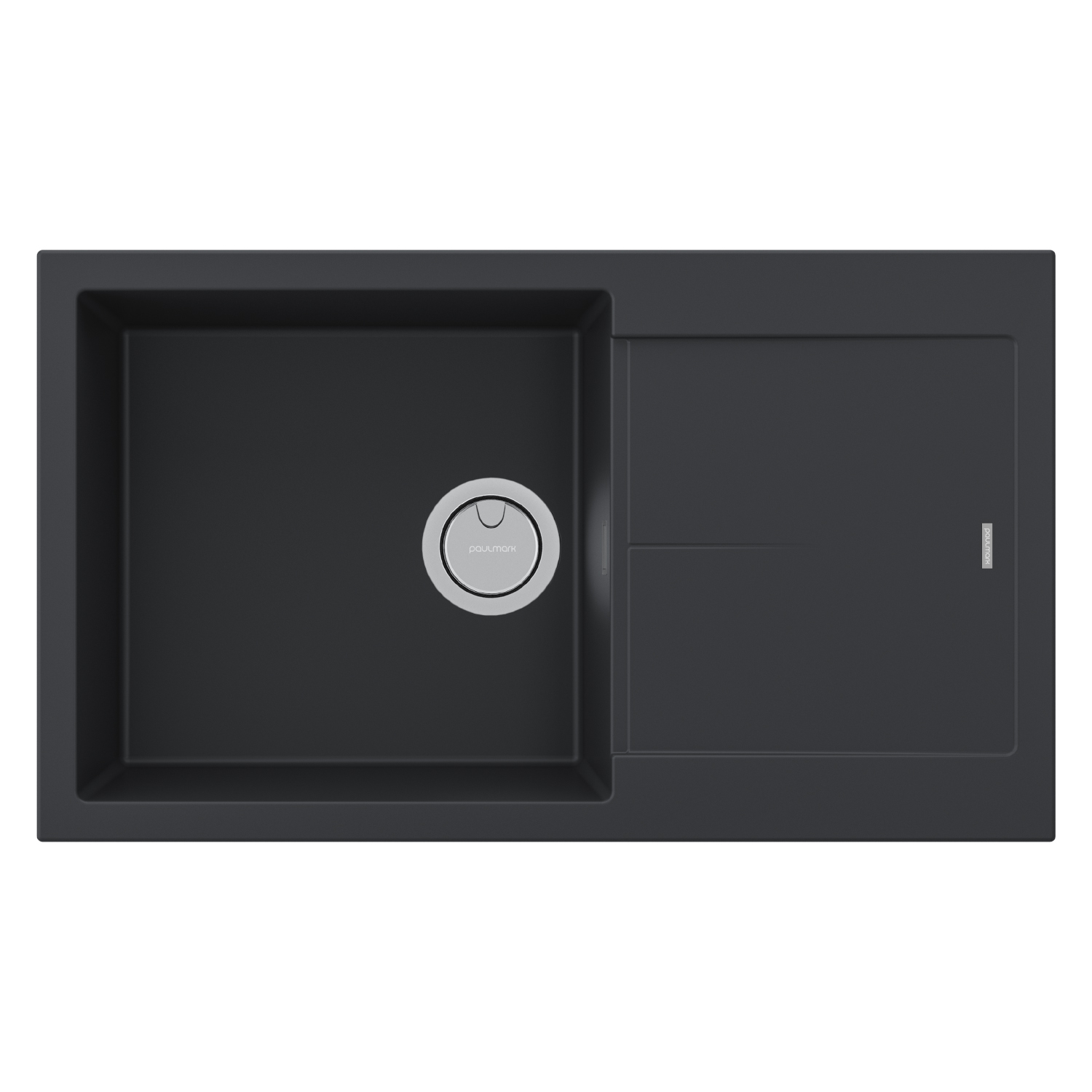

Мойка кухонная Paulmark EXTENSIO 86 PM988650-AN 50х86 см, anthracite, PM988650-AN