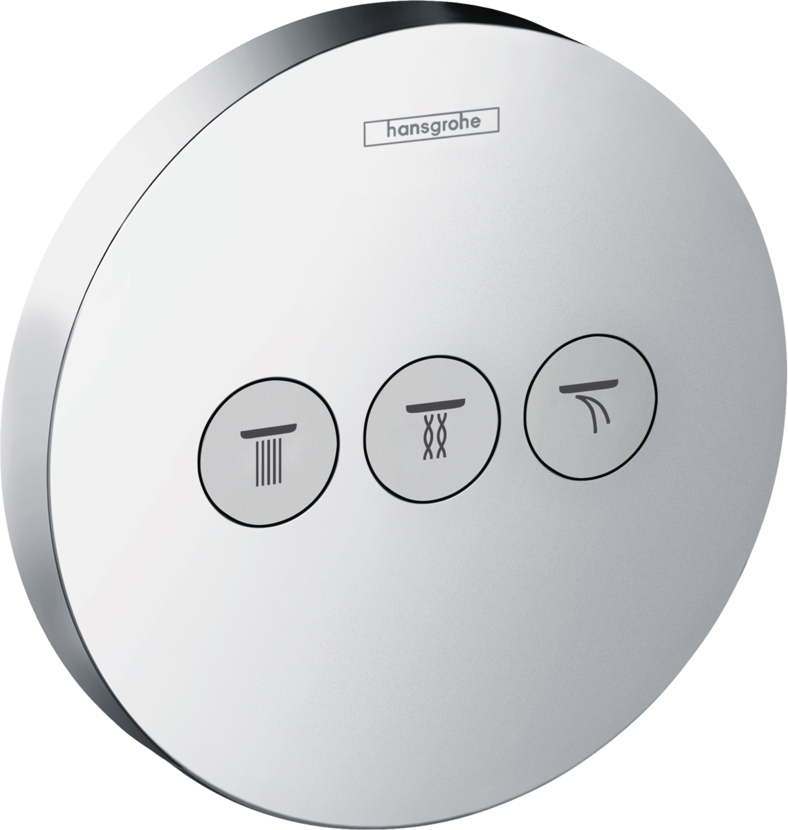 

Переключатель потоков Hansgrohe ShowerSelect S 15745000 для душа, Хром, ShowerSelect S 15745000