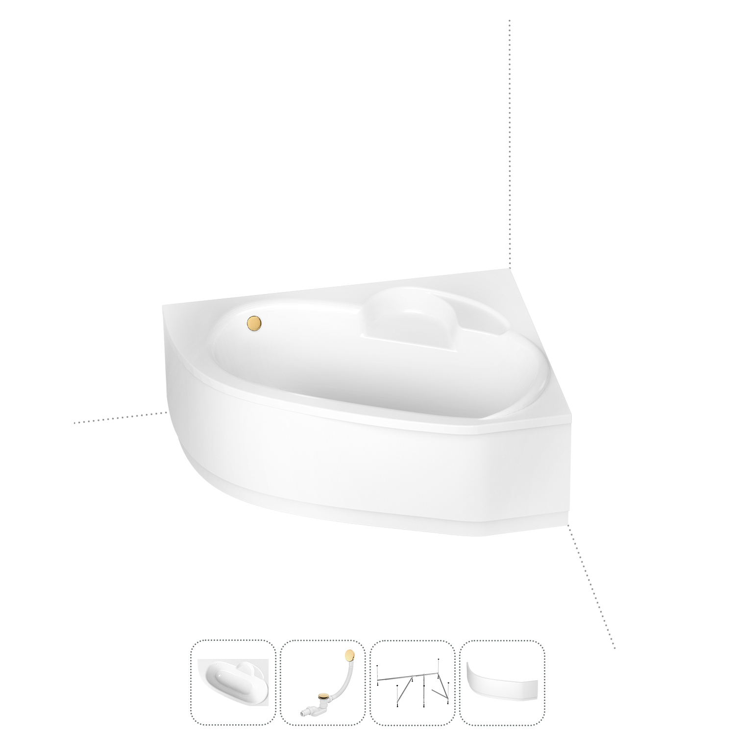 

Комплект с ванной Lavinia Boho Bell Pro 202011262, 202011262