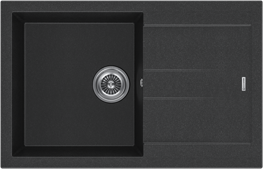 

Мойка кухонная KuchenStern PLAT 50 78х50 см, антрацит, PLAT 50