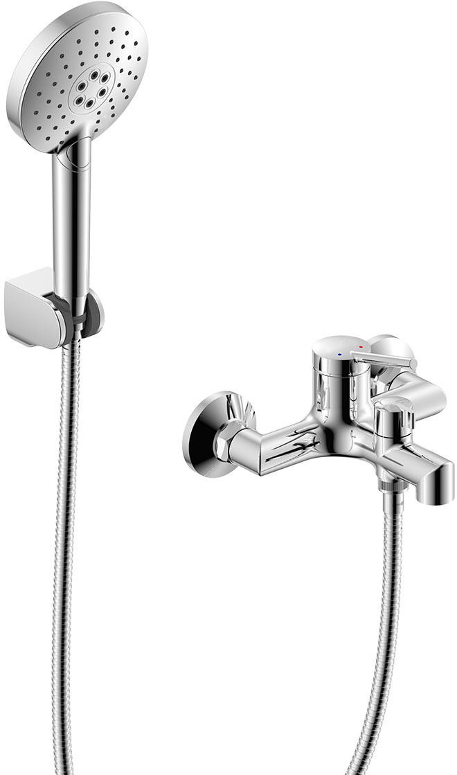 

Смеситель Lemark Minima LM3814C для ванны с душем, Хром