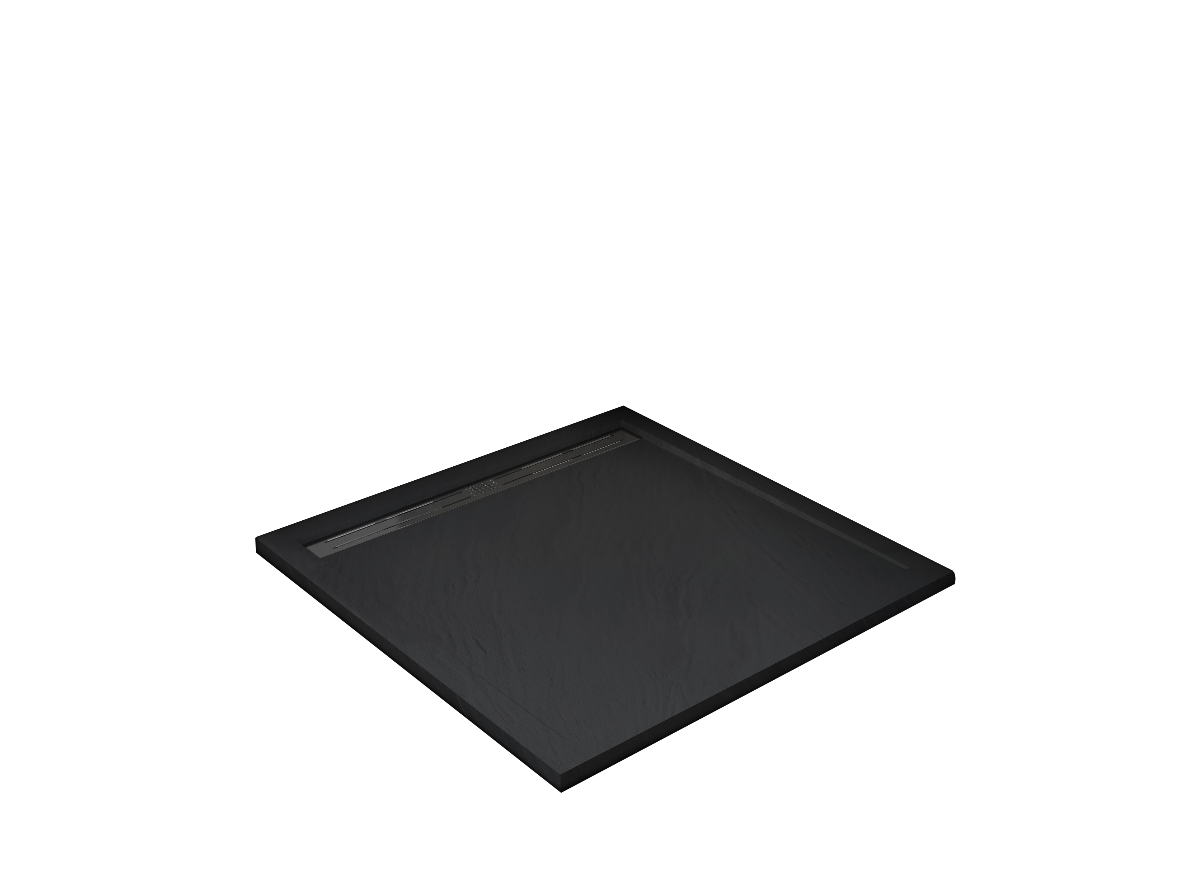 

Поддон для душа WeltWasser WW TRS 90 STONE-BL 90х90 черный с сифоном, WW TRS 90 STONE-BL