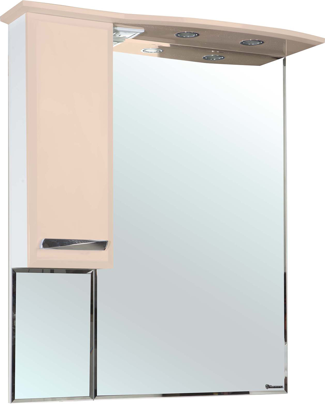 

Зеркало-шкаф Bellezza Балтика 90 L бежевый, Белый;бежевый, Балтика 90
