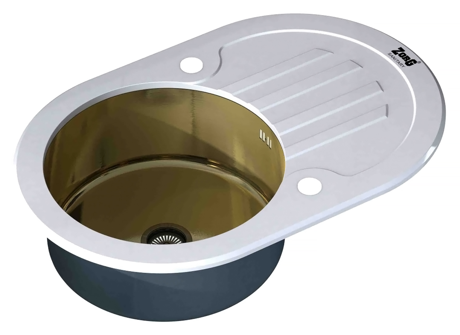 

Мойка кухонная Zorg Inox Glass GL-7851-OV-WHITE-BRONZE белое стекло, Бронза, Inox Glass GL-7851-OV-WHITE-BRONZE