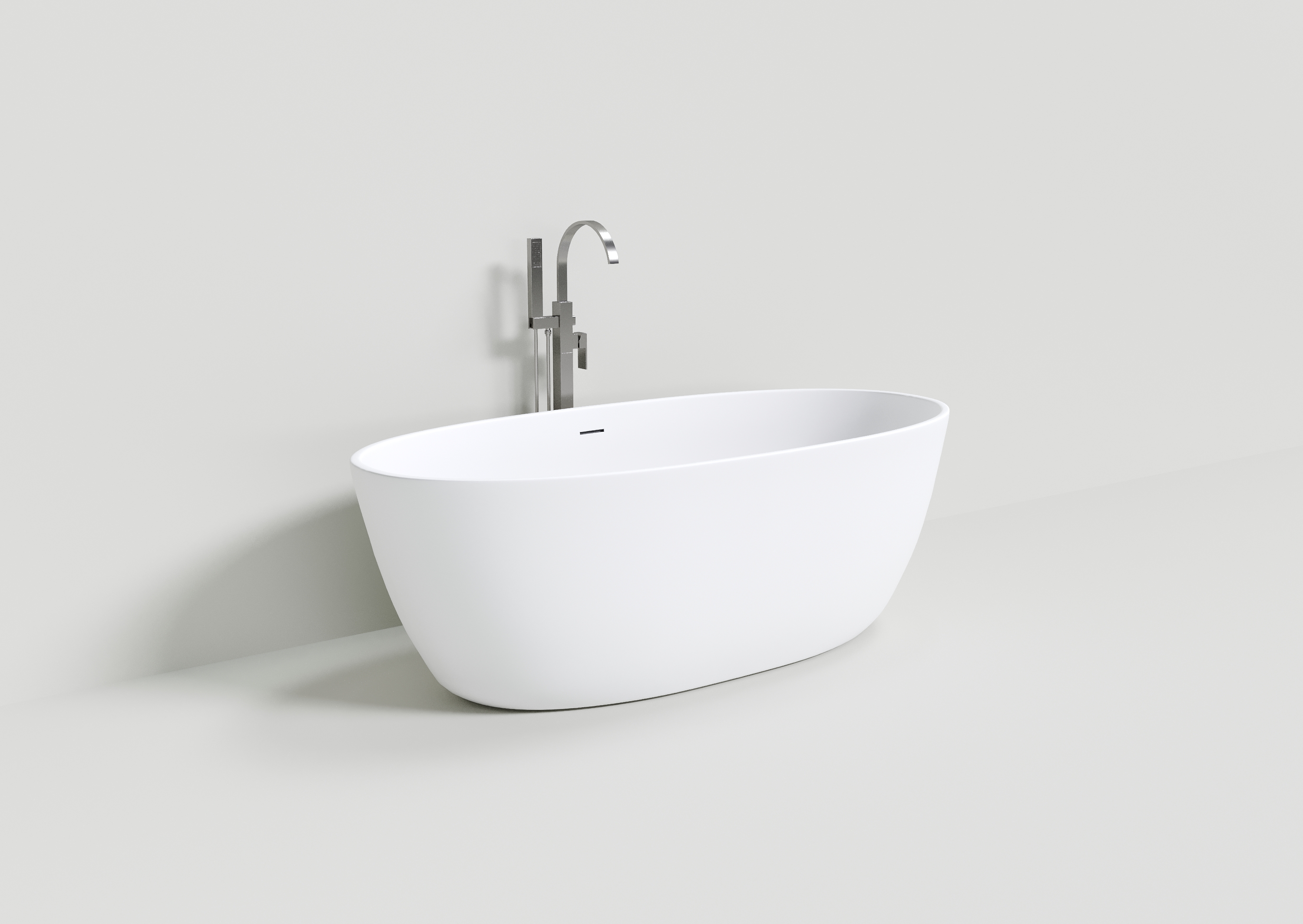 

Ванна из искусственного камня NT Bagno NT203 Palermo, Белый матовый, NT203 Palermo