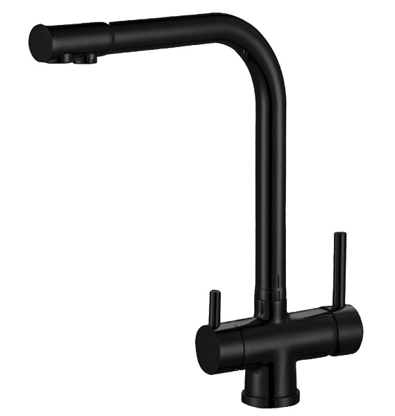 

Смеситель для кухонной мойки ZorG Granit ZR 348 YF BLACK черный, Granit ZR 348 YF BLACK