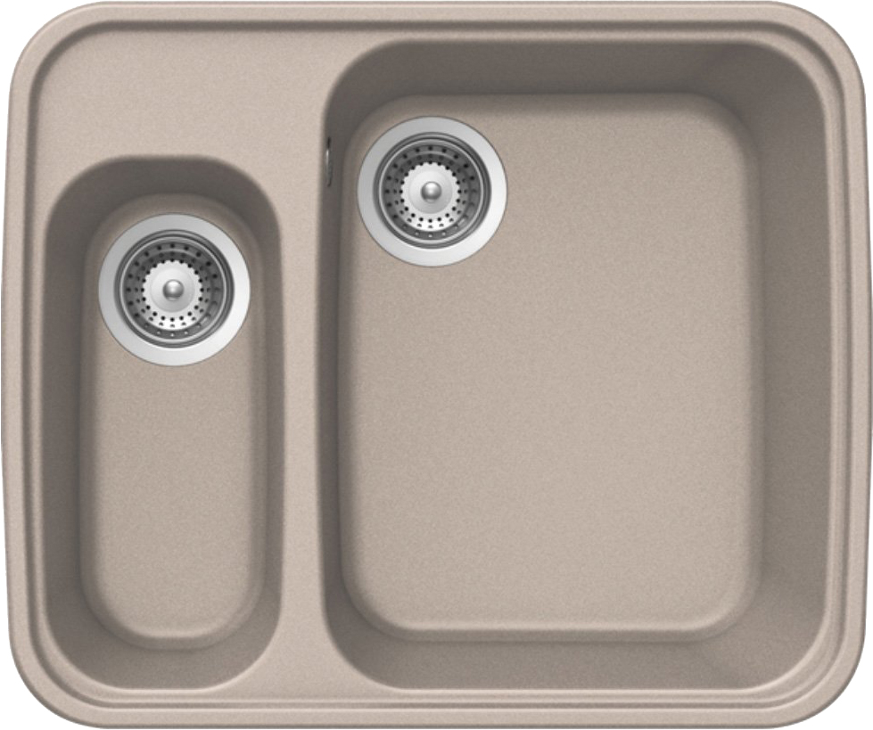 

Мойка кухонная Reginox Genova Sandbeige 3,5"x2 (c/box), Бежевый