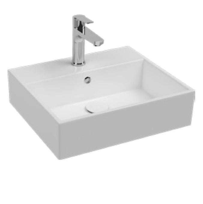 

Раковина Isvea Purita 10PL50050SV 50x42 см, белая, Белый, 10PL50050SV