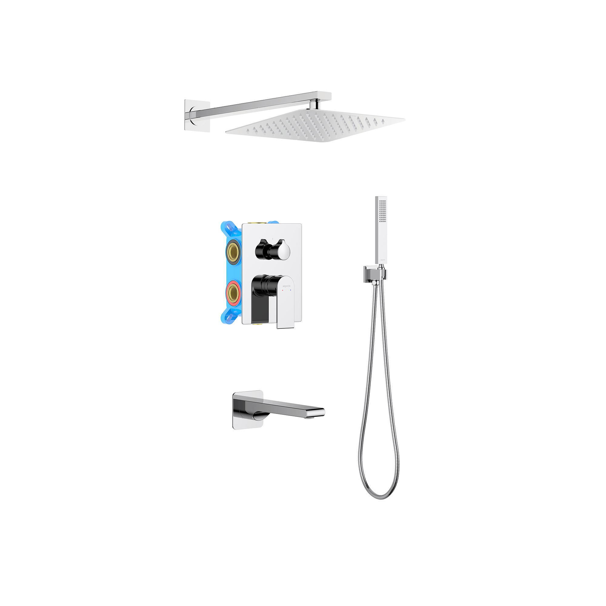 

Душевой комплект Aquatek Лира AQ1473CR хром, AQ1473CR