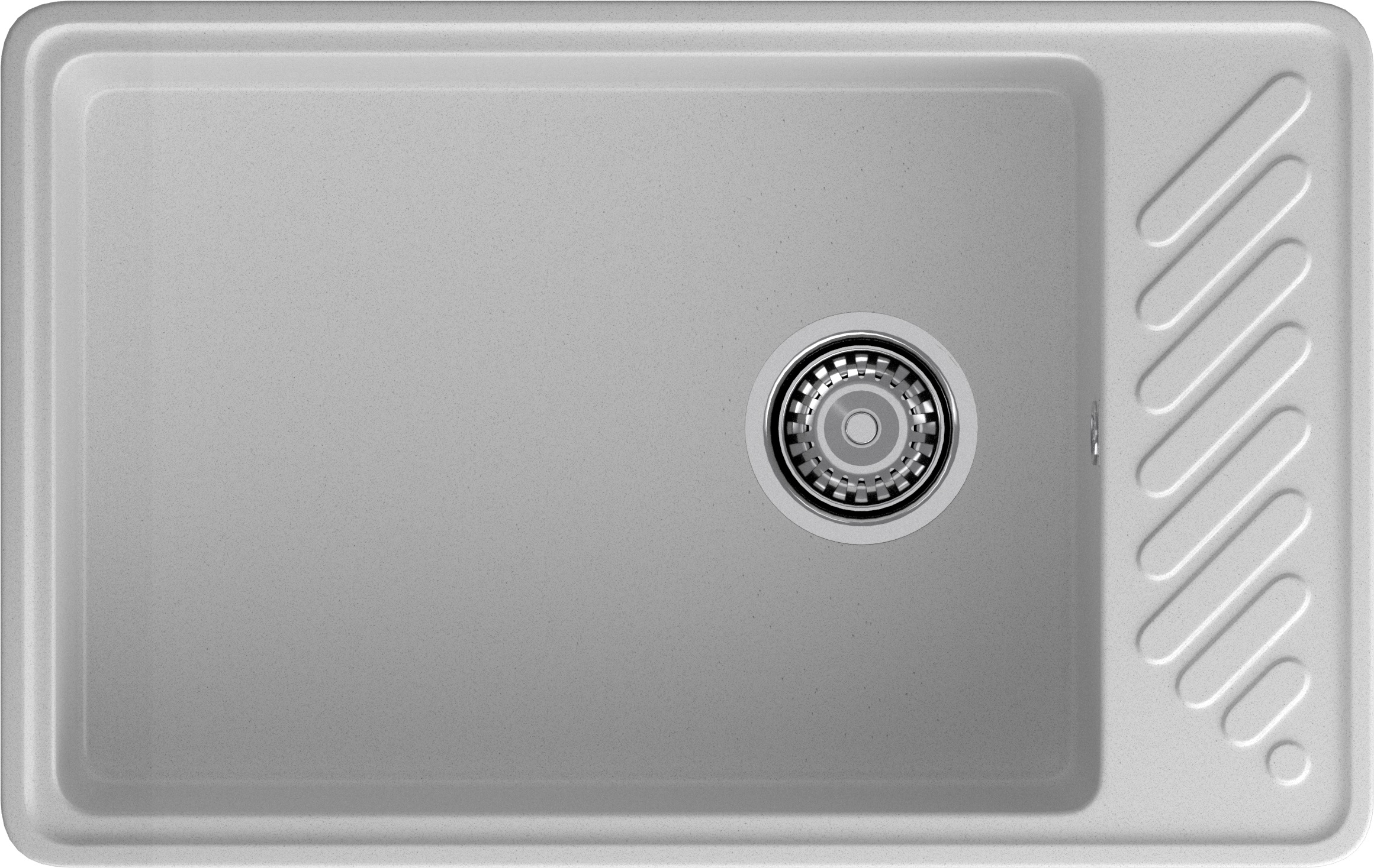 

Мойка кухонная GranFest Quarz 51 75,3х47,6 см серая, Серый, Quarz 51