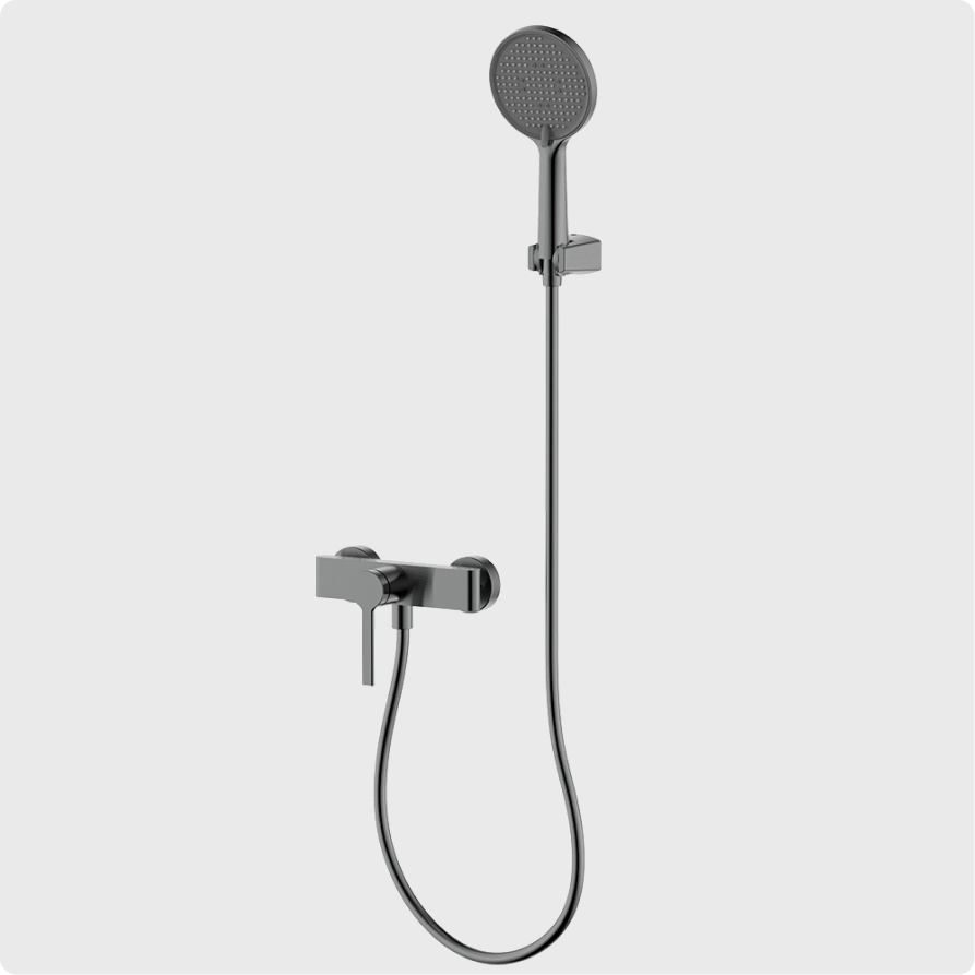 

Душевой комплект AQUAme Asti AQM6413GM серый матовый, AQM6413GM