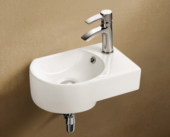 

Раковина WeltWasser WW AISBACH 5014 R подвесная белая глянец, Белый, AISBACH 5014 R