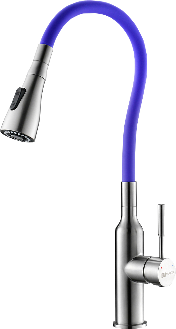 

Смеситель Lemark Expert LM5082S-Violet для кухонной мойки, Хром / фиолетовый